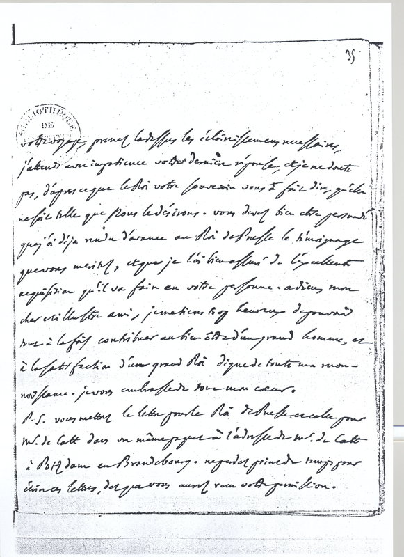 Lettre de D'Alembert à Lagrange, 20 mai 1766 Lettre de D'Alembert à Lagrange, 20 mai 1766