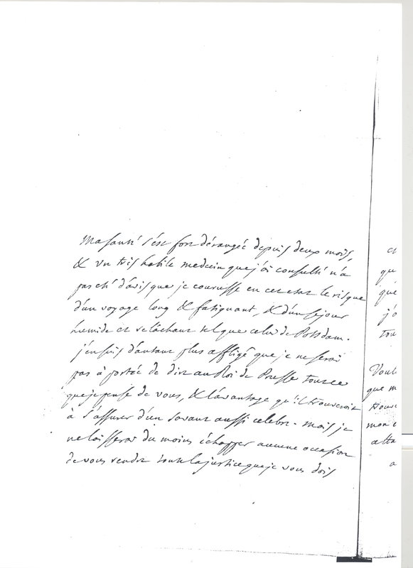Lettre de D'Alembert à Michaelis, 9 mai 1777 Lettre de D'Alembert à Michaelis, 9 mai 1777