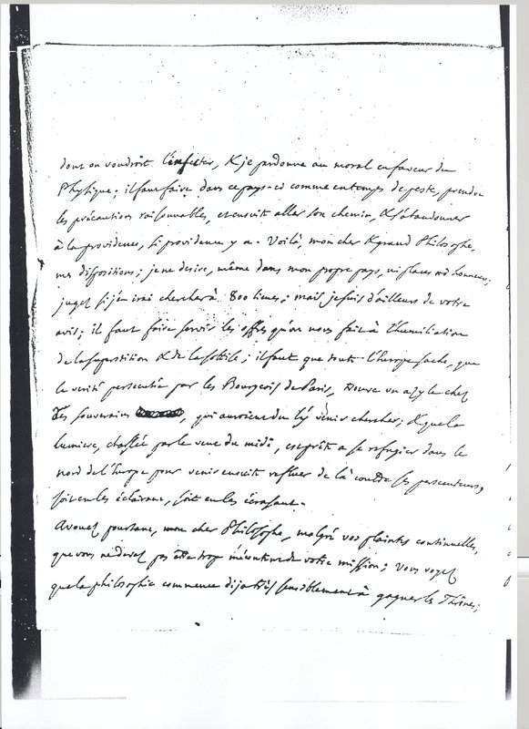 Lettre de D'Alembert à Voltaire, 2 octobre 1762 Lettre de D'Alembert à Voltaire, 2 octobre 1762