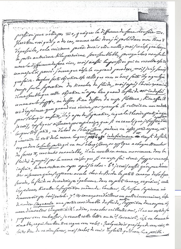 Lettre de D'Alembert à Lagrange, 6 février 1772 Lettre de D'Alembert à Lagrange, 6 février 1772