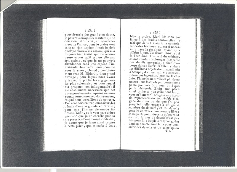 Lettre de D'Alembert à Argens, 16 septembre 1752 Lettre de D'Alembert à Argens, 16 septembre 1752
