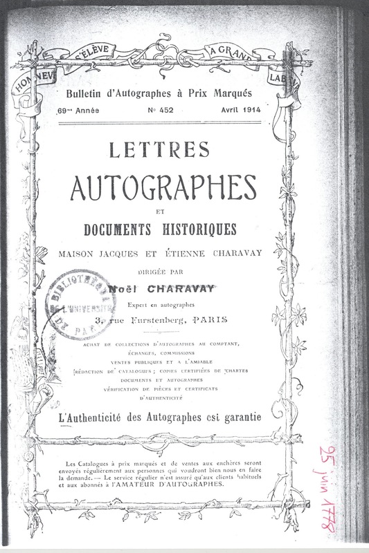 Lettre de D'Alembert à Jabineau de la Voute, 25 juin 1778