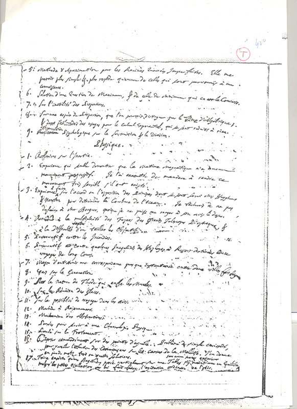 Lettre de Le Sage Georges Louis à D'Alembert, 3 août 1753