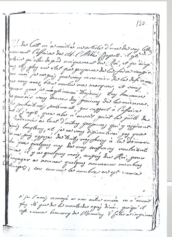 Lettre de Lagrange à D'Alembert, 25 mai 1767 Lettre de Lagrange à D'Alembert, 25 mai 1767