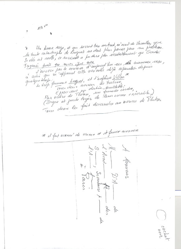 Lettre de Joly à D'Alembert, 6 janvier 1781 Lettre de Joly à D'Alembert, 6 janvier 1781