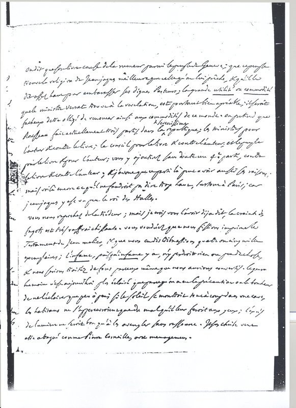 Lettre de D'Alembert à Voltaire, 31 juillet 1762 Lettre de D'Alembert à Voltaire, 31 juillet 1762
