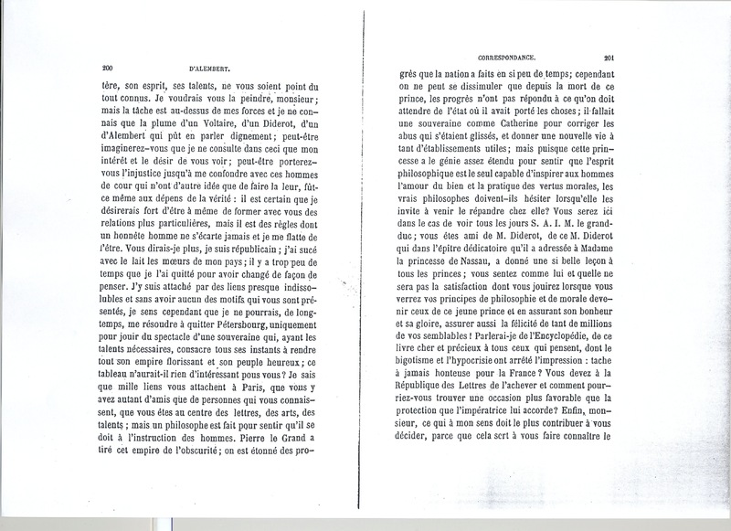 Lettre de Pictet à D'Alembert, 15 août 1762 Lettre de Pictet à D'Alembert, 15 août 1762