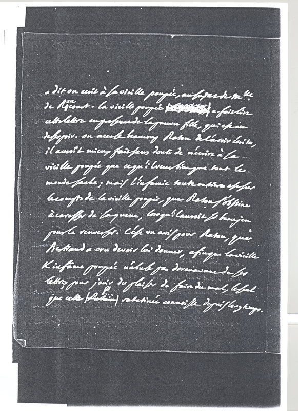 Lettre de D'Alembert à Voltaire, 13 février 1773 Lettre de D'Alembert à Voltaire, 13 février 1773