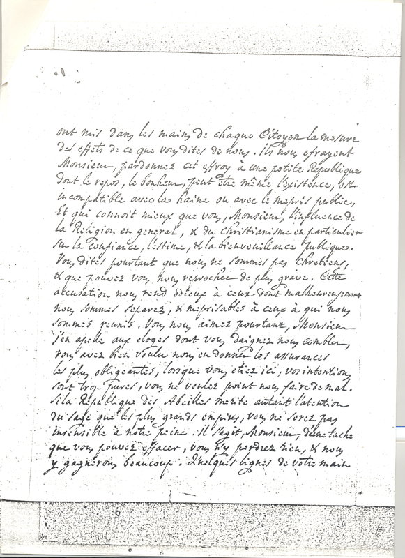 Lettre de Tronchin à D'Alembert, 28 décembre 1757