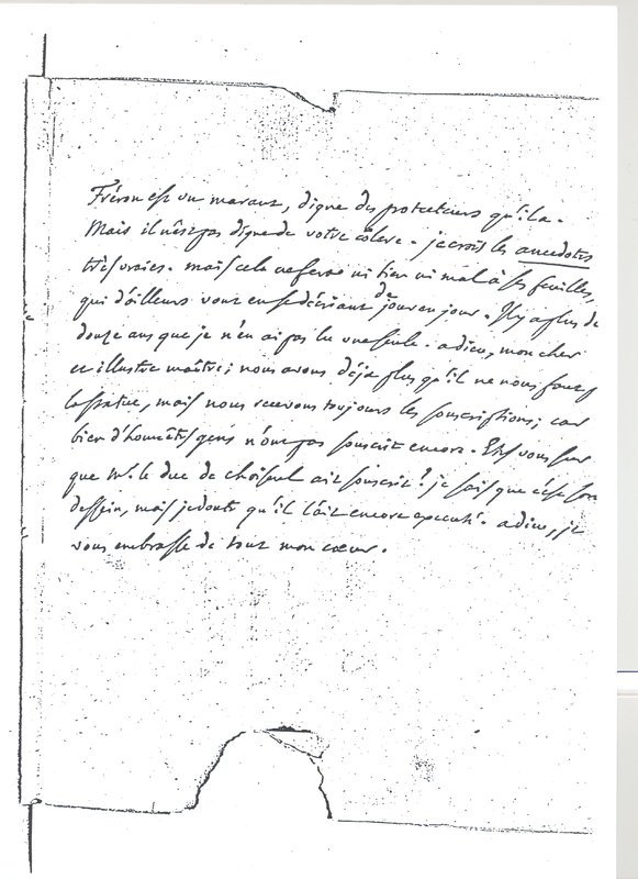 Lettre de D'Alembert à Voltaire, 25 juillet 1770 Lettre de D'Alembert à Voltaire, 25 juillet 1770