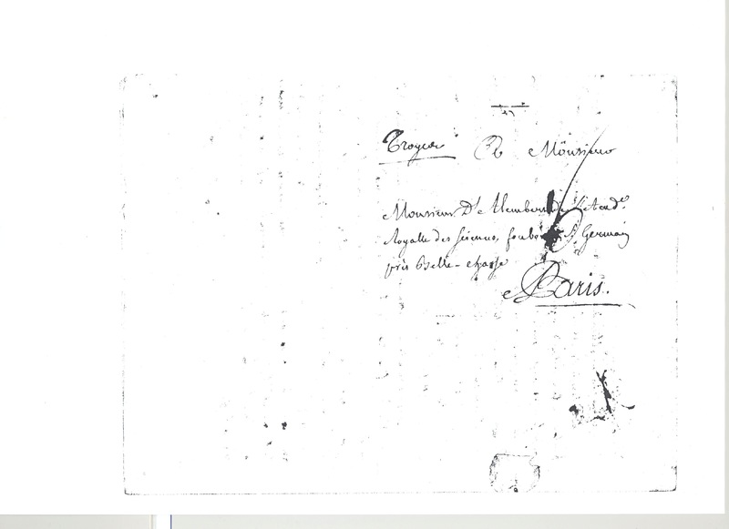 Lettre de Grosley à D'Alembert, 2 juillet 1769 Lettre de Grosley à D'Alembert, 2 juillet 1769