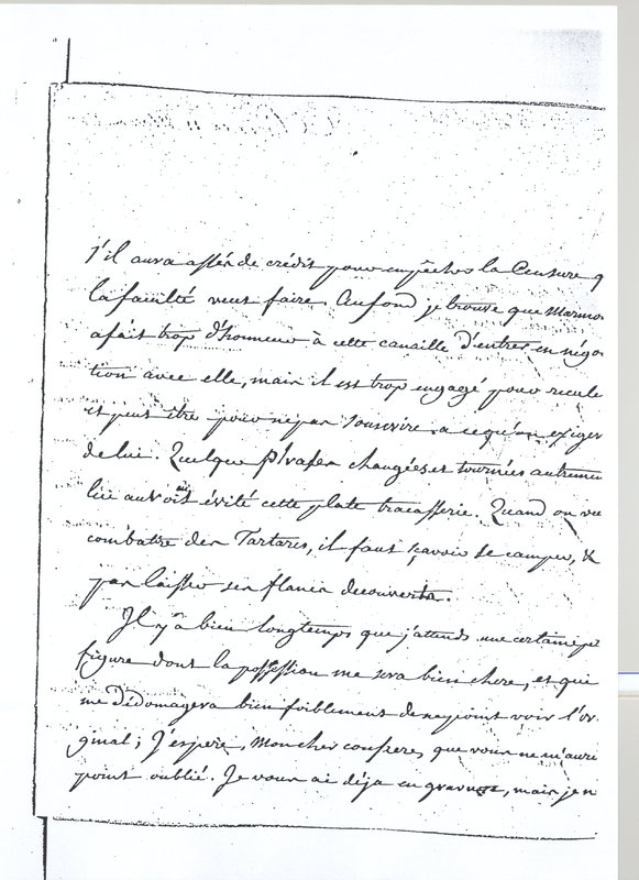 Lettre de D'Alembert à Voltaire, 11 mars 1767 Lettre de D'Alembert à Voltaire, 11 mars 1767