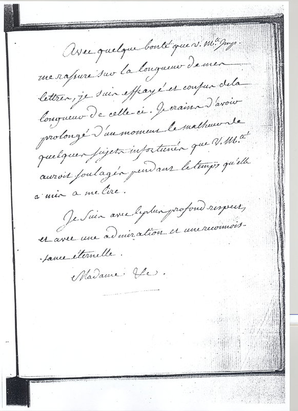 Lettre de D'Alembert à Catherine II, 15 juin 1764