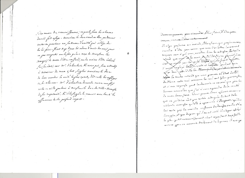 Lettre de D'Alembert à Villahermosa, 7 décembre 1772 Lettre de D'Alembert à Villahermosa, 7 décembre 1772