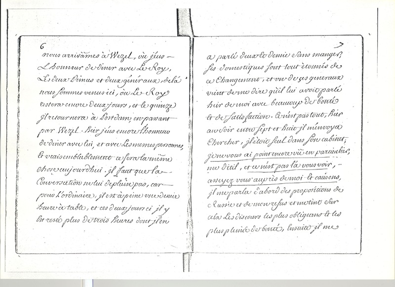 Lettre de D'Alembert à Mlle Lespinasse, 13 juin 1763 Lettre de D'Alembert à Mlle Lespinasse, 13 juin 1763
