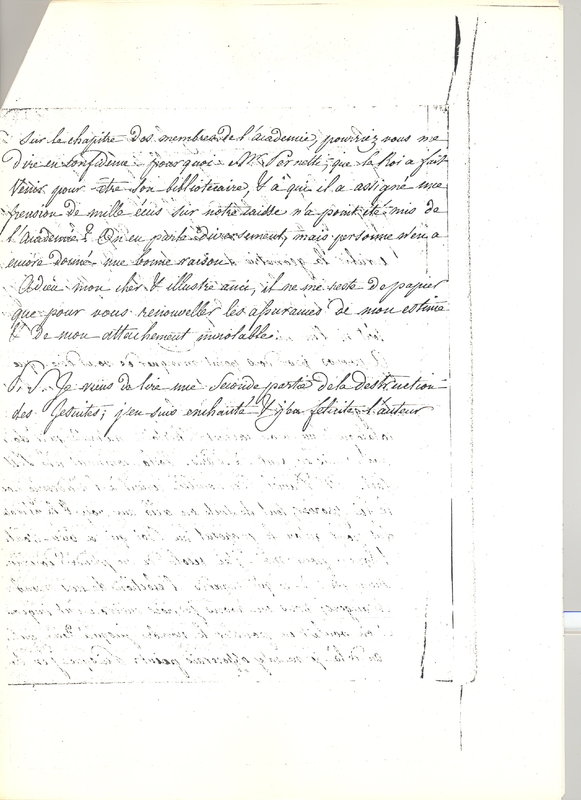 Lettre de Lagrange à D'Alembert, 20 novembre 1767 Lettre de Lagrange à D'Alembert, 20 novembre 1767