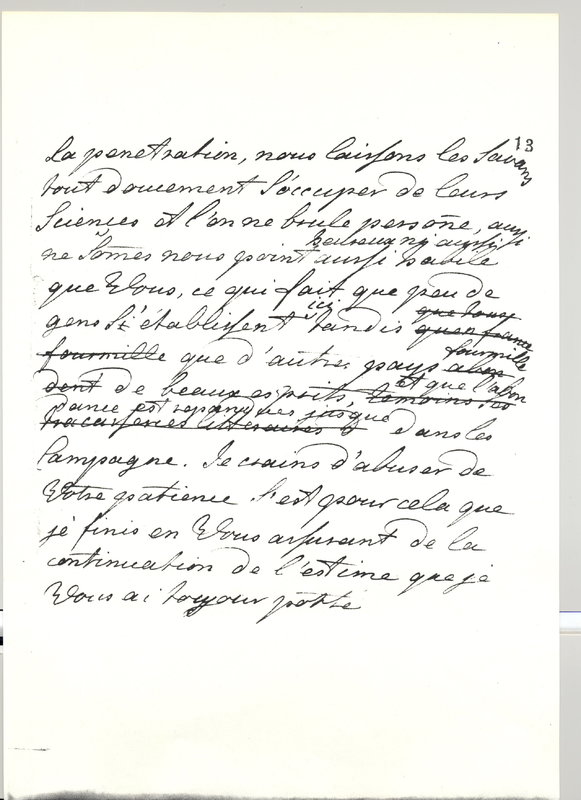 Lettre de Catherine II à D'Alembert, 31 août 1766 Lettre de Catherine II à D'Alembert, 31 août 1766