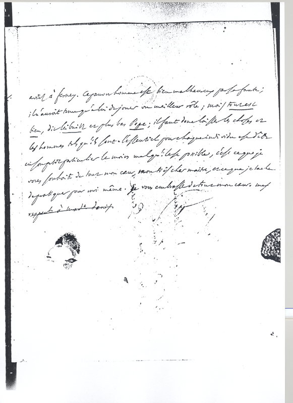 Lettre de D'Alembert à Voltaire, 8 février 1765 Lettre de D'Alembert à Voltaire, 8 février 1765