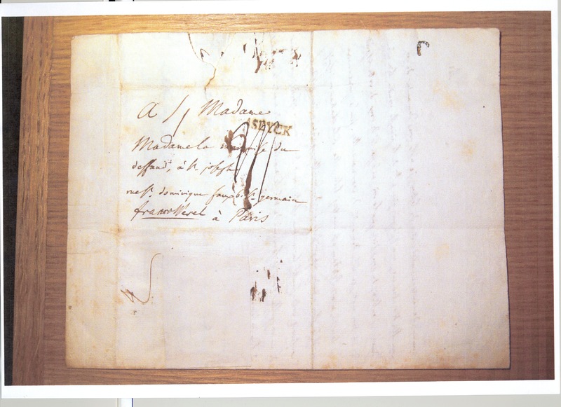 Lettre de D'Alembert à Mme Du Deffand (Vichy Chamron), 25 juin 1763 Lettre de D'Alembert à Mme Du Deffand (Vichy Chamron), 25 juin 1763