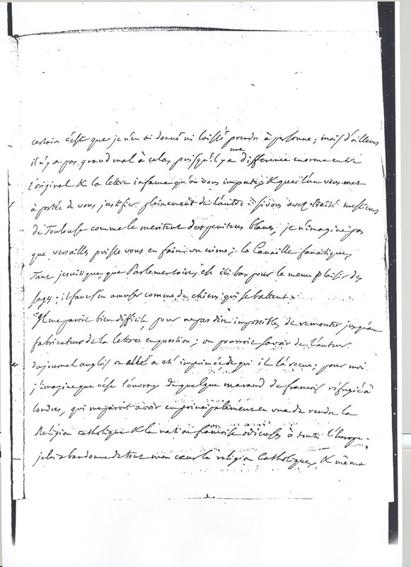 Lettre de D'Alembert à Voltaire, 26 octobre 1762 Lettre de D'Alembert à Voltaire, 26 octobre 1762