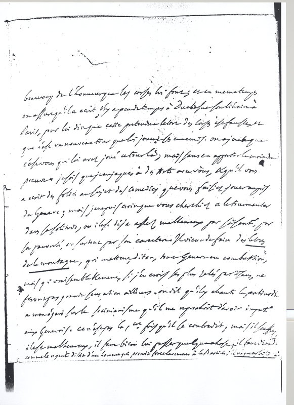 Lettre de D'Alembert à Voltaire, 3 janvier 1765 Lettre de D'Alembert à Voltaire, 3 janvier 1765