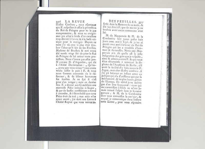 Lettre de Tressan à D'Alembert, 21 juillet 1754 Lettre de Tressan à D'Alembert, 21 juillet 1754