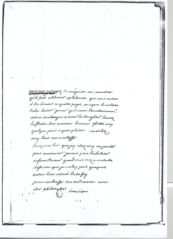 Lettre de Voltaire à D'Alembert, 28 septembre 1763 Lettre de Voltaire à D'Alembert, 28 septembre 1763