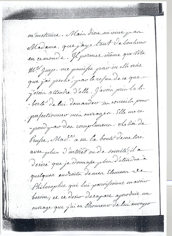 Lettre de D'Alembert à Catherine II, 15 juin 1764