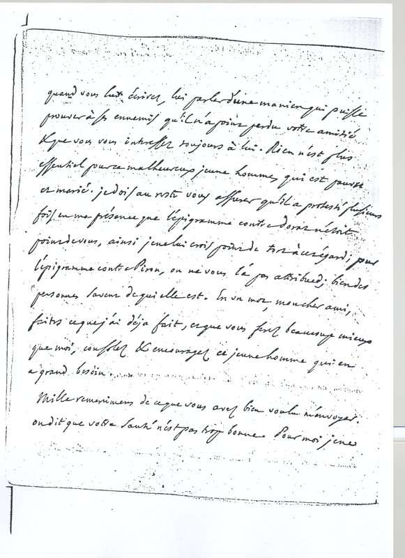Lettre de D'Alembert à Voltaire, 7 mars 1768 Lettre de D'Alembert à Voltaire, 7 mars 1768