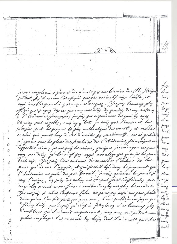 Lettre de Lagrange à D'Alembert, 2 juin 1772 Lettre de Lagrange à D'Alembert, 2 juin 1772