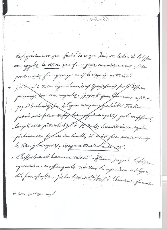 Lettre de D'Alembert à Voltaire, 2 septembre 1760 Lettre de D'Alembert à Voltaire, 2 septembre 1760