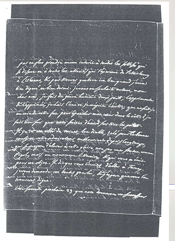 Lettre de D'Alembert à Voltaire, 18 novembre 1771 Lettre de D'Alembert à Voltaire, 18 novembre 1771