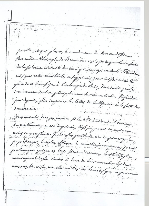 Lettre de D'Alembert à Voltaire, 14 août 1767 Lettre de D'Alembert à Voltaire, 14 août 1767