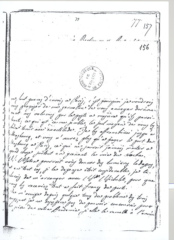 Lettre de Lagrange à D'Alembert, 5 mars 1768