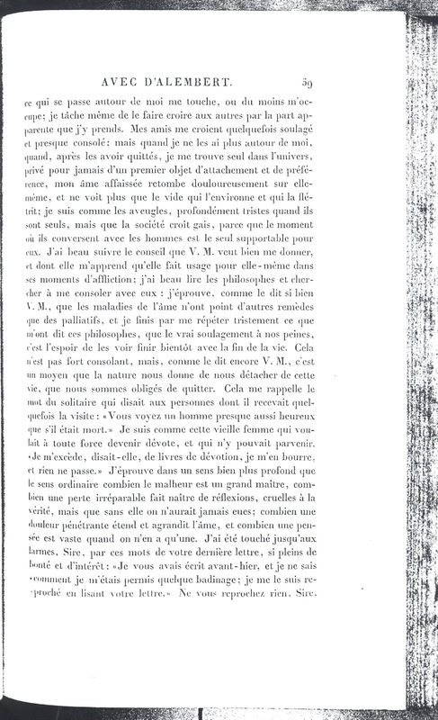 Lettre de D'Alembert à Frédéric II, 14 novembre 1776