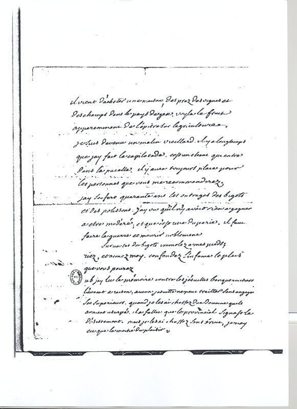 Lettre de Voltaire à D'Alembert, 20 avril 1761 Lettre de Voltaire à D'Alembert, 20 avril 1761