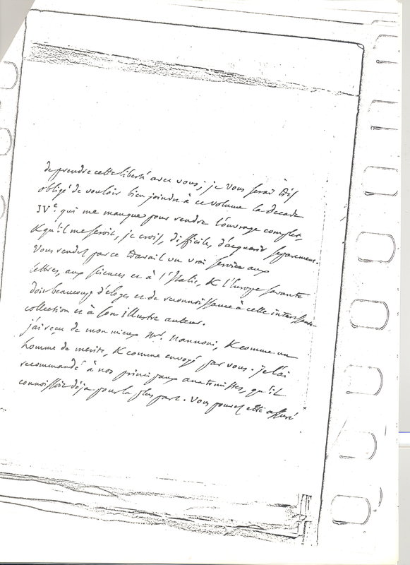 Lettre de D'Alembert à Fabroni, 9 mai 1777 Lettre de D'Alembert à Fabroni, 9 mai 1777