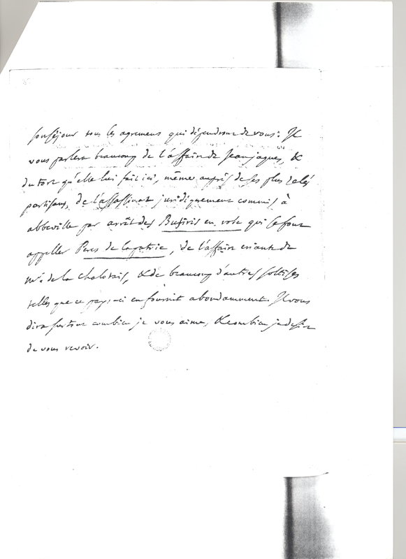 Lettre de D'Alembert à Hume David, 10 août 1766 Lettre de D'Alembert à Hume David, 10 août 1766
