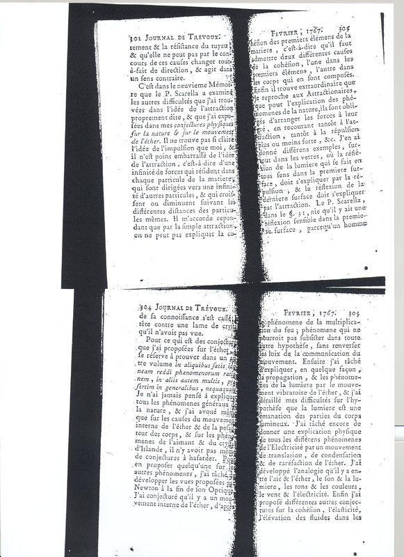 Lettre de Frisi à D'Alembert, 7 janvier 1767 Lettre de Frisi à D'Alembert, 7 janvier 1767