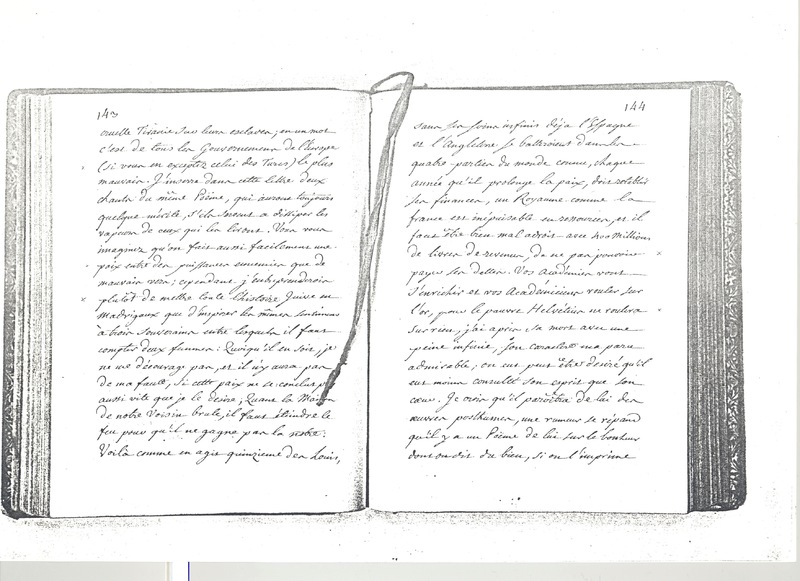 Lettre de Frédéric II à D'Alembert, 26 janvier 1772 Lettre de Frédéric II à D'Alembert, 26 janvier 1772
