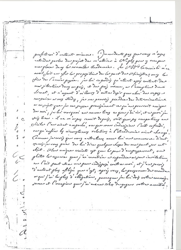 Lettre de Lagrange à D'Alembert, 2 novembre 1782 Lettre de Lagrange à D'Alembert, 2 novembre 1782