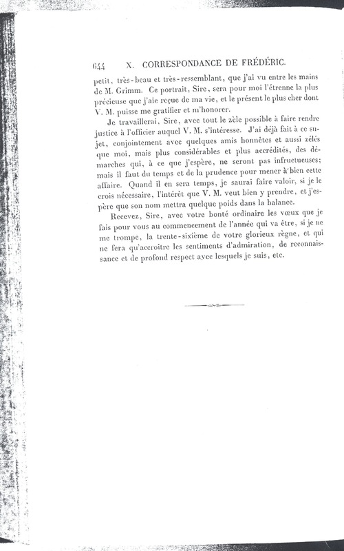 Lettre de D'Alembert à Frédéric II, 15 décembre 1774 Lettre de D'Alembert à Frédéric II, 15 décembre 1774