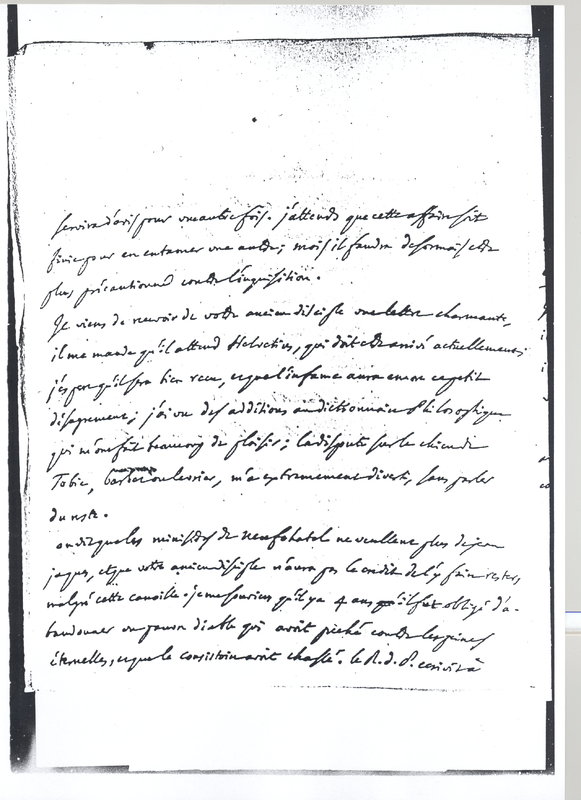 Lettre de D'Alembert à Voltaire, 9 avril 1765 Lettre de D'Alembert à Voltaire, 9 avril 1765