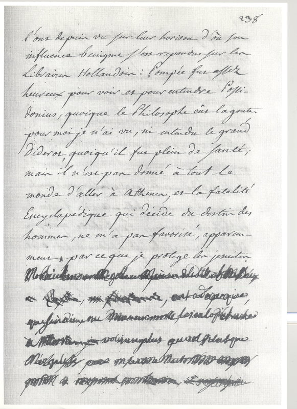 Lettre de Frédéric II à D'Alembert, 15 mai 1774 Lettre de Frédéric II à D'Alembert, 15 mai 1774