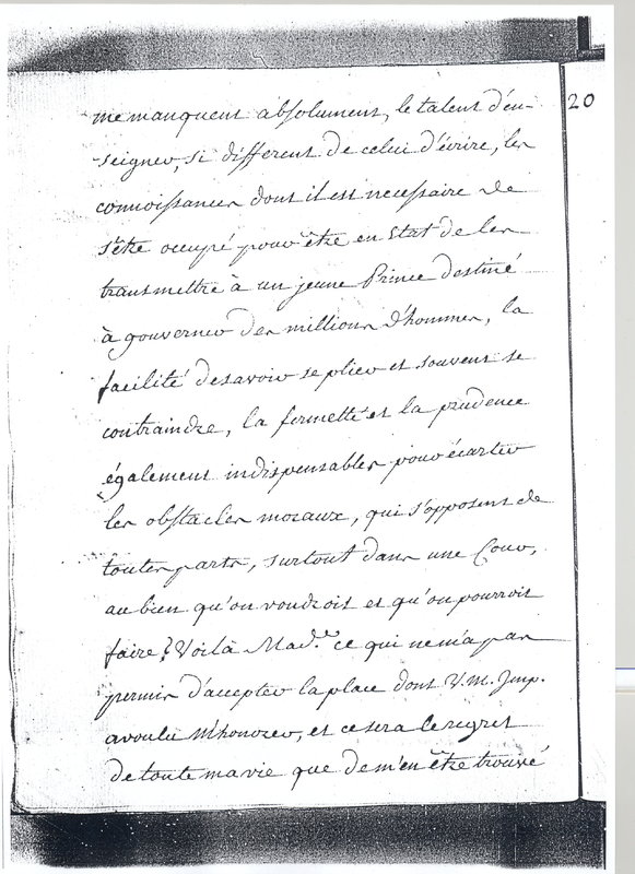Lettre de D'Alembert à Catherine II, 15 juin 1764 Lettre de D'Alembert à Catherine II, 15 juin 1764