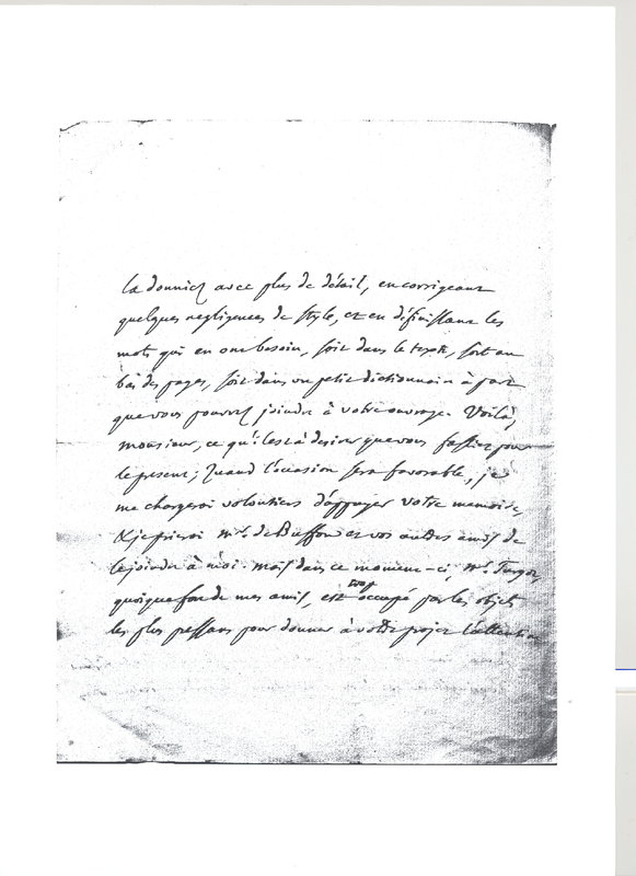 Lettre de D'Alembert à Bexon, 17 septembre 1774 Lettre de D'Alembert à Bexon, 17 septembre 1774