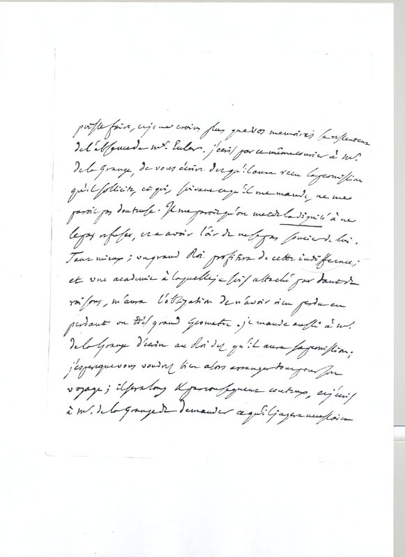 Lettre de D'Alembert à Catt, 19 mai 1766 Lettre de D'Alembert à Catt, 19 mai 1766