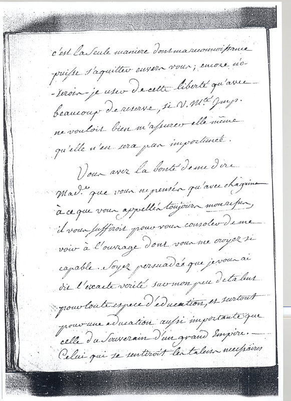 Lettre de D'Alembert à Catherine II, 15 juin 1764 Lettre de D'Alembert à Catherine II, 15 juin 1764
