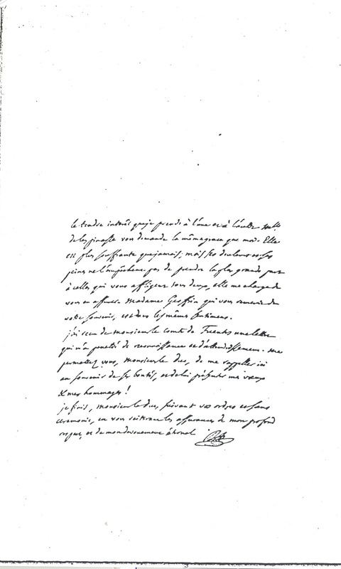 Lettre de D'Alembert à Villahermosa, janvier 1775 Lettre de D'Alembert à Villahermosa, janvier 1775