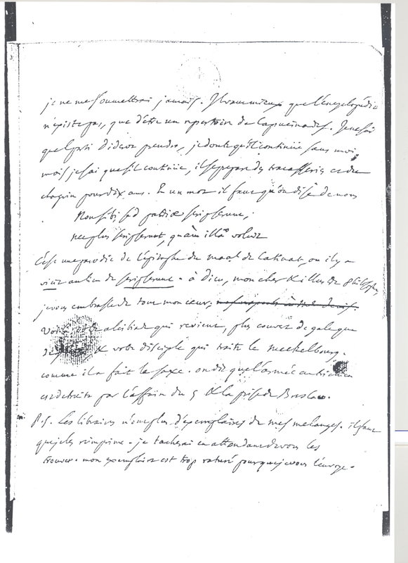 Lettre de D'Alembert à Voltaire, 20 janvier 1758 Lettre de D'Alembert à Voltaire, 20 janvier 1758